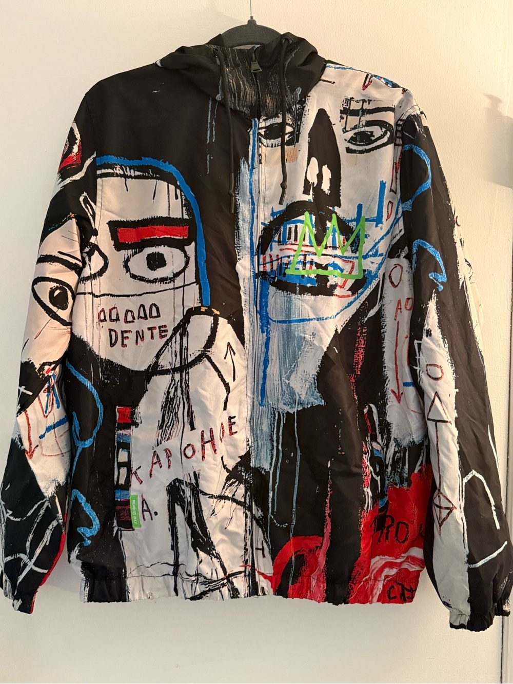 Jean Michel Basquiat Members Only Men’s Windbreaker Jacket (M) Mens